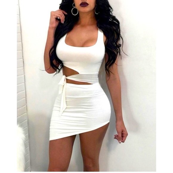 Various Dresses & Skirts - Women’s Mini Cut Out Bodycon Dress Sz S
